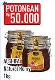 Promo Harga Alshifa Natural Honey 1000 gr - Hypermart
