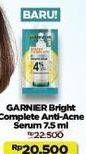 Promo Harga Garnier Bright Complete Serum Anti Acne Serum 7 ml - Indomaret