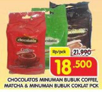 Promo Harga Minuman Bubuk Coffee / Matcha / Coklat Pack  - Superindo