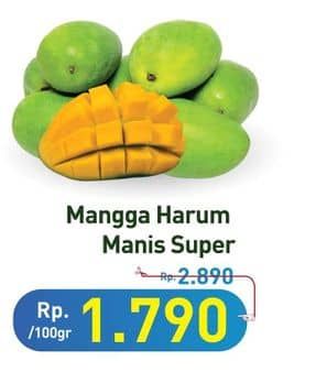 Promo Harga Mangga Harum Manis Super per 100 gr - Hypermart