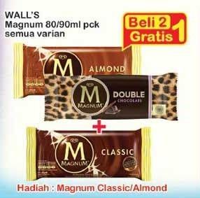 Promo Harga Ice Cream Magnum 80/90ml  - Indomaret