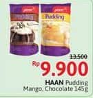 Promo Harga Haan Pudding Mango, Chocolate 145 gr - Alfamidi