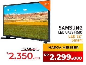 Promo Harga Samsung UA32T4503AK HD | Smart TV 32 Inci  - Yogya