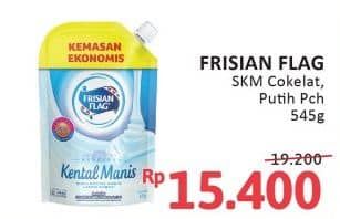 Promo Harga Frisian Flag Susu Kental Manis Cokelat, Putih 545 gr - Alfamidi