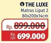 Promo Harga THE LUXE Matras Lipat 80 X 200 X 14 Cm  - Lotte Grosir