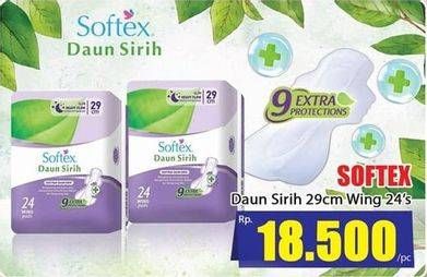 Promo Harga Softex Daun Sirih 29cm 24 pcs - Hari Hari