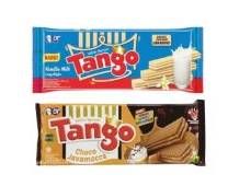 Promo Harga TANGO Long Wafer Vanilla Milk, Choco Javamocca 130 gr - Carrefour