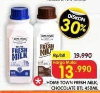 Promo Harga Hometown Fresh Milk Chocolate, Plain 450 ml - Superindo