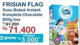 Promo Harga Frisian Flag Susu Bubuk Kompleta Cokelat 800 gr - Indomaret