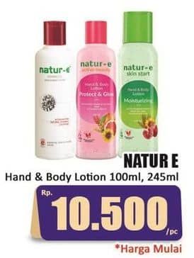 Promo Harga Natur-e Hand Body Lotion Daily Nourishing 100 ml - Hari Hari