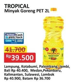 Promo Harga Tropical Minyak Goreng 2000 ml - Alfamart