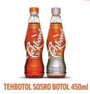 Promo Harga Sosro Teh Botol 450 ml - Hypermart