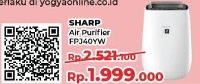 Promo Harga SHARP Air Purifier FP-J40YW  - Yogya