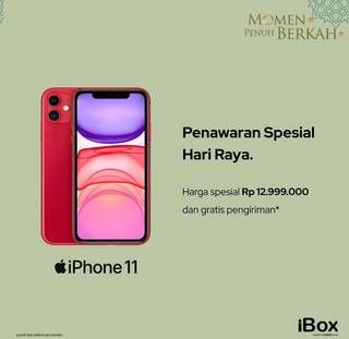 Promo Harga APPLE iPhone 11 | Liquid Retina HD LCD 6.1 inci - Kamera 12MP  - iBox