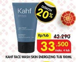 Promo Harga Kahf Face Wash Skin Energizing And Brightening 100 ml - Superindo