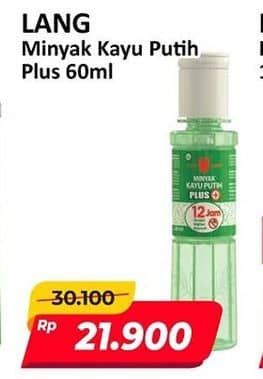 Promo Harga Cap Lang Minyak Kayu Putih Plus 60 ml - Alfamart