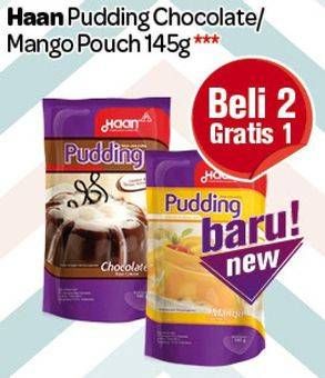 Promo Harga HAAN Pudding Chocolate, Mango 145 gr - Carrefour