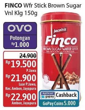 Promo Harga Finco Wafer Stick 150 gr - Alfamidi