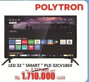 Promo Harga Polytron Smart Lite Digital TV 32″ PLD 32CV1869  - Hari Hari