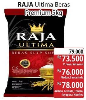 Promo Harga Raja Ultima Beras Slyp Super 5000 gr - Alfamidi