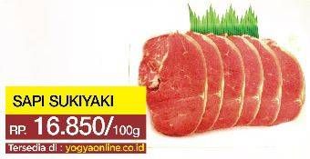 Promo Harga Sapi Sukiyaki per 100 gr - Yogya