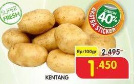 Promo Harga Kentang per 100 gr - Superindo