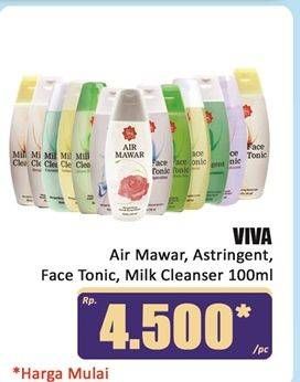 Harga Viva Air Mawar/Astrigent/Face Tonic/Milk Cleanser