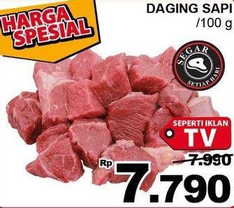 Promo Harga Daging Rendang Sapi per 100 gr - Giant