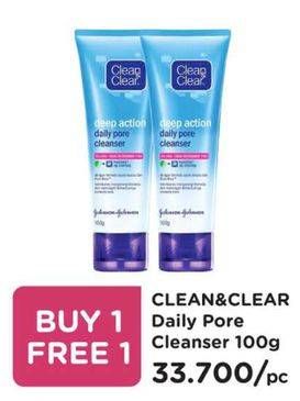 Promo Harga CLEAN & CLEAR Daily Pore Cleanser 100 ml - Watsons