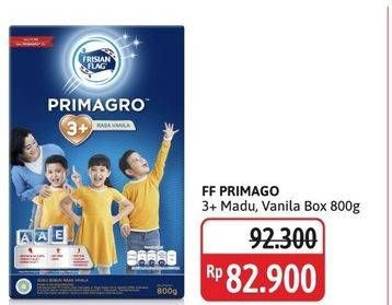 Promo Harga Frisian Flag Primagro 3+ Madu, Vanilla 800 gr - Alfamidi