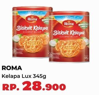 Promo Harga Roma Biskuit Kelapa 345 gr - Yogya