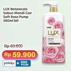 Promo Harga LUX Botanicals Body Wash Soft Rose 580 ml - Indomaret