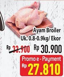 Promo Harga Ayam Broiler Ekor  - Hypermart