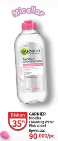 Promo Harga Garnier Micellar Water Pink 400 ml - Guardian