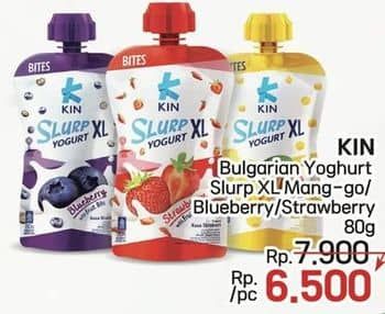 Promo Harga KIN Bulgarian Yogurt Blueberry, Strawberry, Manggo 200 ml - LotteMart
