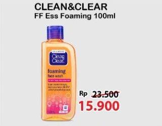 Promo Harga Clean & Clear Facial Wash Foaming 100 ml - Alfamart