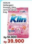 Promo Harga So Klin Softergent All Variants 1800 gr - Indomaret