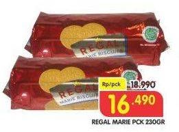 Promo Harga REGAL Marie 230 gr - Superindo