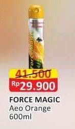 Promo Harga Force Magic Insektisida Spray Orange 600 ml - Alfamart