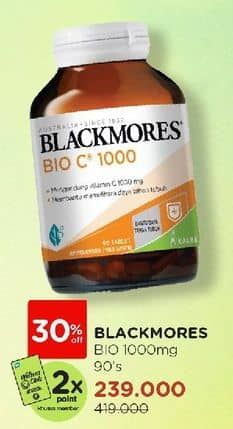 Promo Harga Blackmores Bio C 1000mg 90 pcs - Watsons