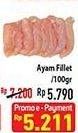 Promo Harga Ayam Fillet per 100 gr - Hypermart