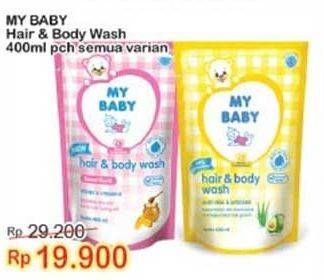 Promo Harga My Baby Hair & Body Wash All Variants 400 ml - Indomaret