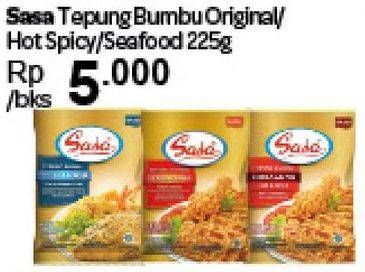 Promo Harga Sasa Tepung Bumbu Original, Hot Spicy, Seafood 225 gr - Carrefour