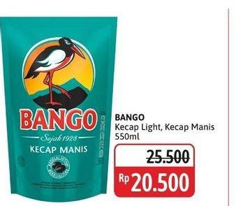 Promo Harga Bango Kecap Light, Kecap Manis 550ml  - Alfamidi