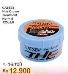 Promo Harga GATSBY Hair Treatment Cream Normal 125 gr - Indomaret