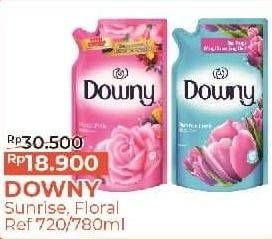 Promo Harga DOWNY Pewangi Pakaian Sunrise Fresh/Floral Pink 720/780ml  - Alfamart