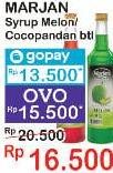 Promo Harga MARJAN Syrup Boudoin Melon, Cocopandan 460 ml - Indomaret