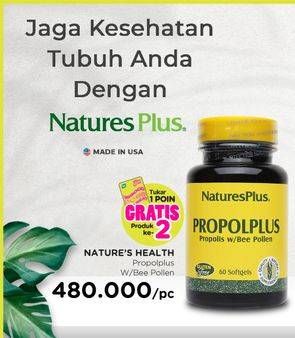 Promo Harga NATURES HEALTH Propolplus 60 pcs - Watsons