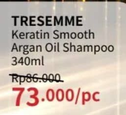 Promo Harga Tresemme Shampoo Keratin Smooth 340 ml - Guardian