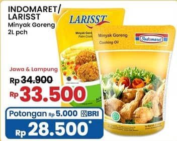 Harga Indomaret/Larisst Minyak Goreng